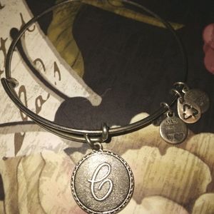 Alex and Ani Intial "C" Charm Bangle